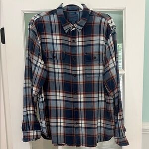 Lucky Brand Men’s Plaid Button Down | L